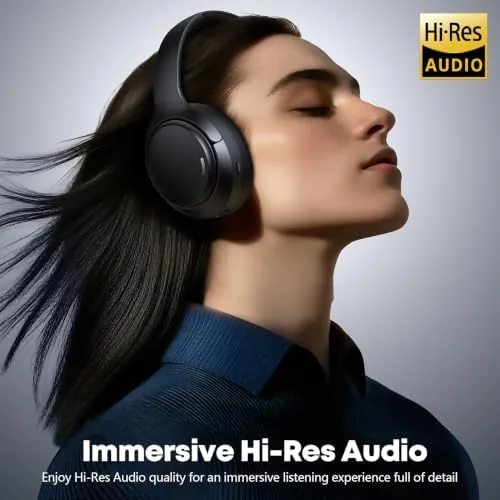 Testing the Hybrid Active Noise Cancelling Bluetooth 6.0 Headphones 120H Long Playtime over two weeks