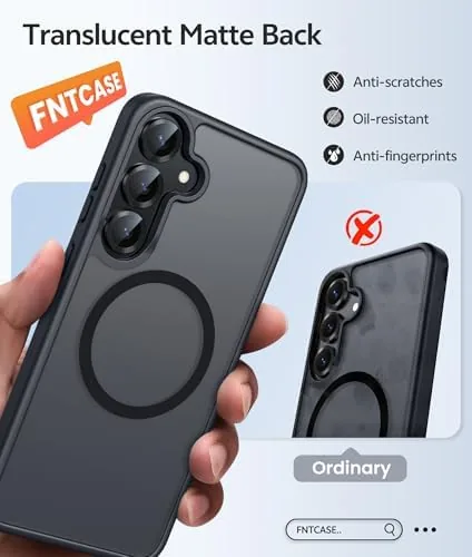 The FNTCASE for Samsung Galaxy S25/S24 Case, Fit for Magsafe, Screen compared in context