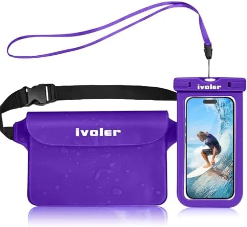ivoler 2-Pack Waterproof Fanny Pack & Phone Pouch, Dry Bag for Passport, Phone & Review: Tested and Rated