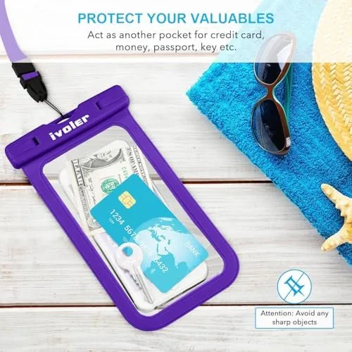 The ivoler 2-Pack Waterproof Fanny Pack & Phone Pouch, Dry Bag compared in context