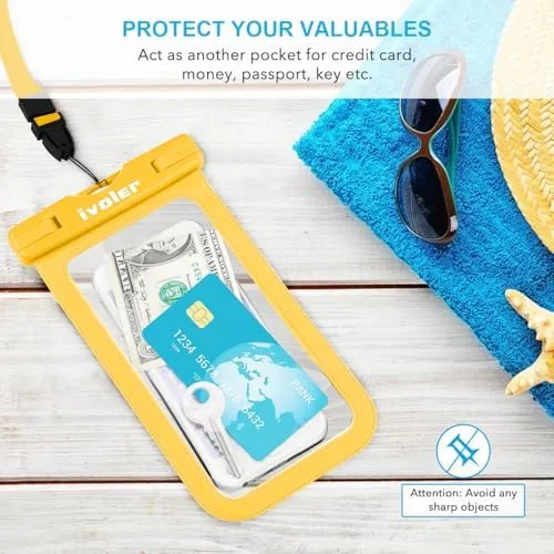 The ivoler 2-Pack Waterproof Fanny Pack & Phone Pouch, Dry Bag compared in context