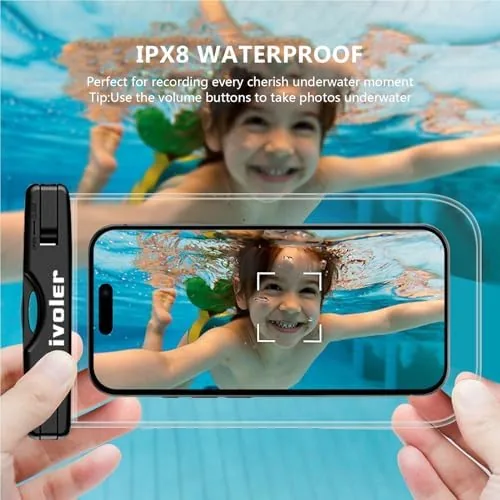 Another view of the ivoler 2-Pack Waterproof Fanny Pack & Phone Pouch, Dry Bag