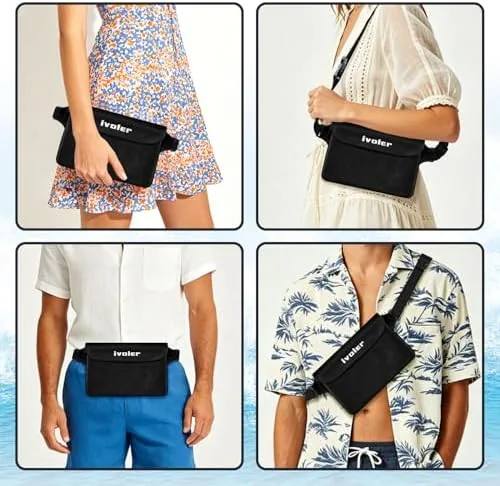 Testing the ivoler 2-Pack Waterproof Fanny Pack & Phone Pouch, Dry Bag over two weeks