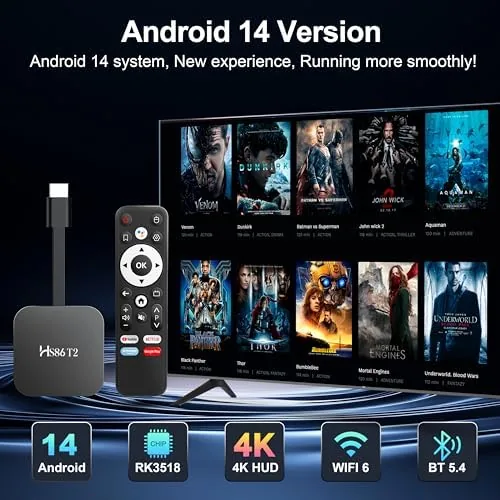 Close look at the Latest Smart TV Stick Android 14.0 2026 4K @60fps Ultra build quality