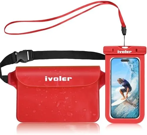 ivoler 2-Pack Waterproof Fanny Pack & Phone Pouch, Dry Bag for Passport, Phone & Review: Tested and Rated