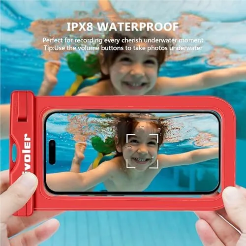 Another view of the ivoler 2-Pack Waterproof Fanny Pack & Phone Pouch, Dry Bag