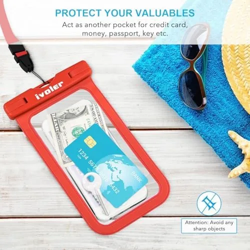 The ivoler 2-Pack Waterproof Fanny Pack & Phone Pouch, Dry Bag compared in context