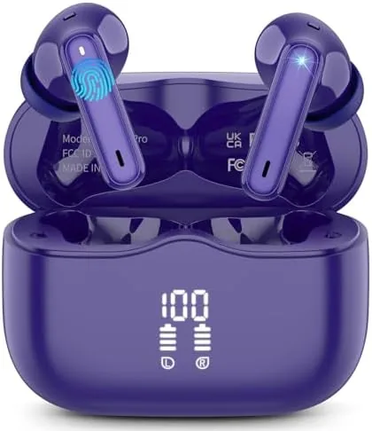 Overview of the Wireless Earbuds, Bluetooth 5.4 Headphones in Ear with HiFi Stereo