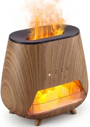 Overview of the Essential Oil Diffuser for Home: 𝟒-𝐢𝐧-𝟏 Himalayan 𝐒𝐚𝐥𝐭 Lamp |
