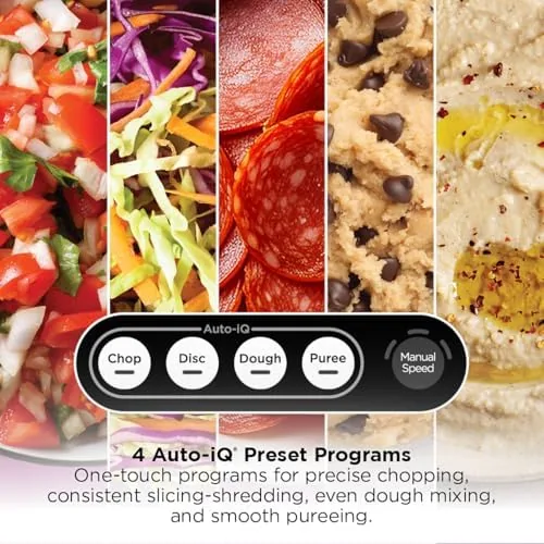 Close up of the PrecisionPro control panel showing the Auto-iQ preset buttons