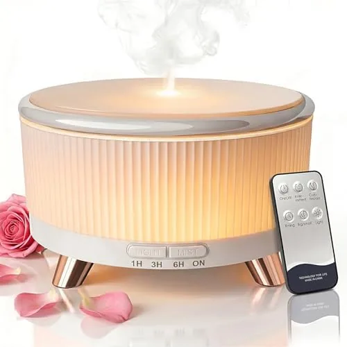500ml Essential Oil Diffuser, Ultrasonic Aromatherapy Diffuser | Cool Mist Humidifier with Remote Control Review: Tested and Rated