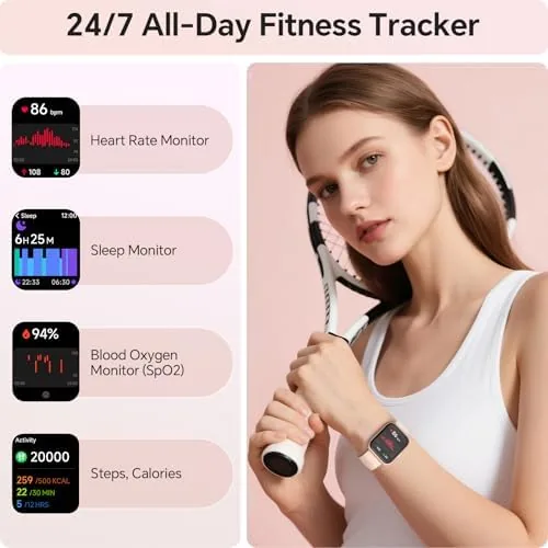 The Smart Watches for Women, 1.85" HD Smartwatch Compatible iPhone/Samsung/Android (Answer/Make) in real use