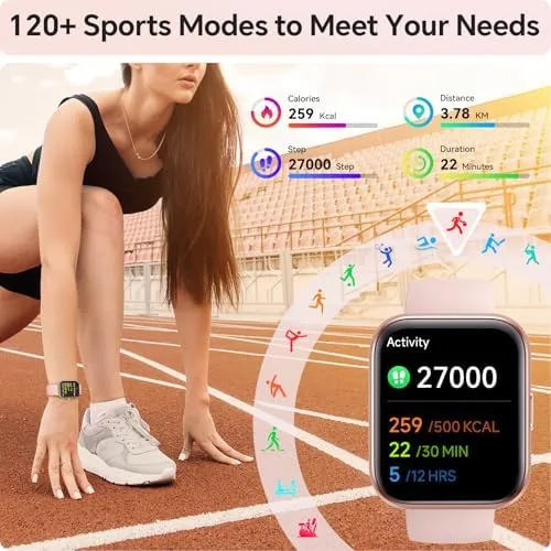 The Smart Watches for Women, 1.85" HD Smartwatch Compatible iPhone/Samsung/Android (Answer/Make) compared in context