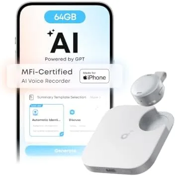 soundcore Work by Anker, Coin-Sized AI Voice Recorder, 64GB, MFi Certified | 150+ Languages Review: Tested and Rated