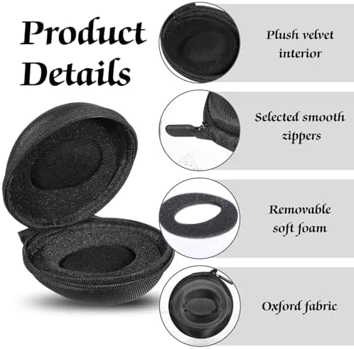 The 2 Pack Single Watch Travel Case, Portable Watch Case, Black in real use