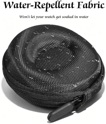 The 2 Pack Single Watch Travel Case, Portable Watch Case, Black compared in context