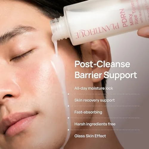 The PLANTIFIQUE Korean PDRN Milky Toner for Face ,  Glass Skin in real use