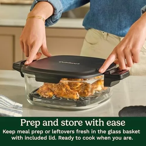 The Cuisinart Air Fryer, Glass Basket & ClearView Window, 5 Functions in real use
