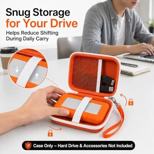 The Case for LaCie Rugged Mini 1TB/2TB/4TB/5TB External Hard Drive | in real use