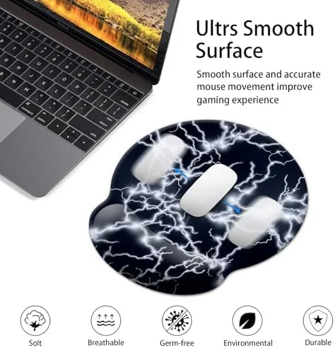 Another view of the Gaming Mouse Pad Wrist Support,Ergonomic Mouse Pad with Wrist Rest,Comfortable