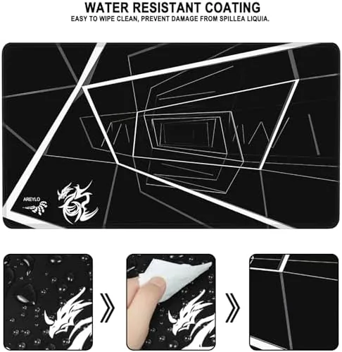 Close look at the Mouse Pad Large, Waterproof Extra Large Gaming Mousepad with Stitched build quality
