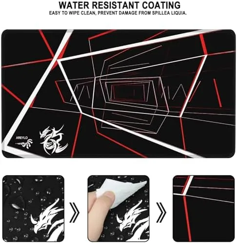 Close look at the Large Gaming Mousepad, Waterproof Extra Large Mouse Pad with Stitched build quality