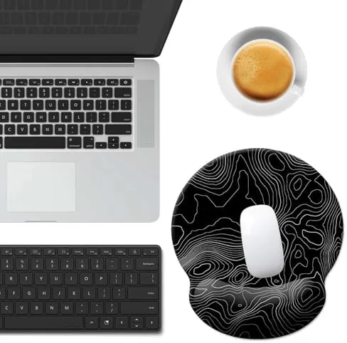 Close look at the Gaming Mouse Pad Wrist Support,Ergonomic Mouse Pad with Wrist Rest,Comfortable build quality