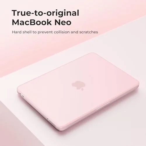 Close look at the EooCoo for MacBook Neo Case 13 inch 2026, Scratch Resistant build quality