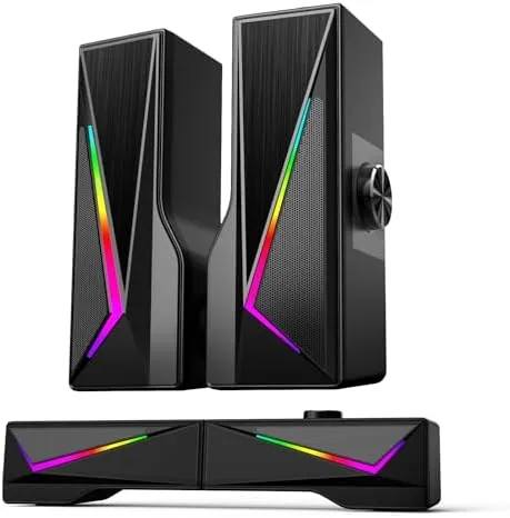 Overview of the AOC Computer Speakers for Desktop PC Laptop Monitor, Bluetooth &