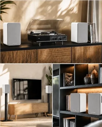 The Active Bookshelf Speakers 36W RMS - BT 5.4 Wireless Speaker compared in context