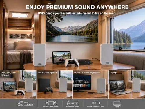 Testing the Active Bookshelf Speakers 36W RMS - BT 5.4 Wireless Speaker over two weeks