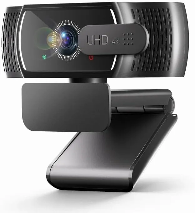 Overview of the 4K Webcam with Microphone for PC & Streaming Computer Camera