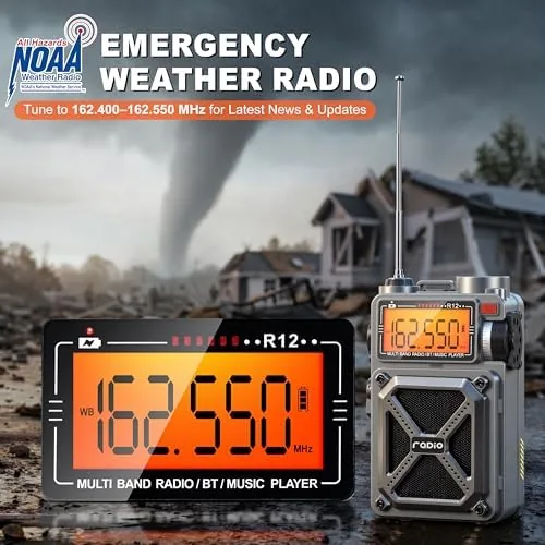 Close look at the RunningSnail Solar Hand Crank Emergency Radio, NOAA Weather Alert, AM/FM/SW build quality