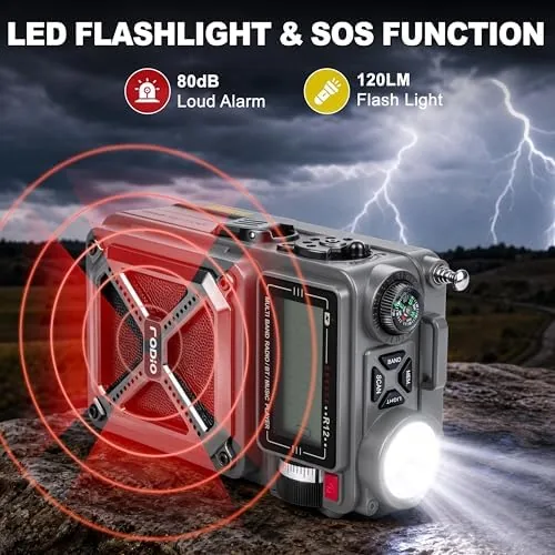 The RunningSnail Solar Hand Crank Emergency Radio, NOAA Weather Alert, AM/FM/SW compared in context