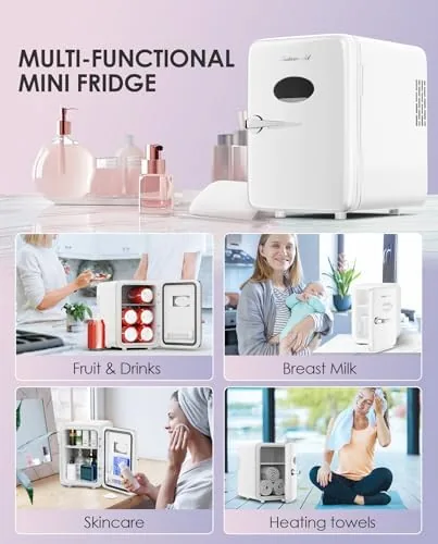 Testing the CUTIEWORLD Skincare Fridge - 4L Makeup Fridge for Refrigerating Makeup over two weeks