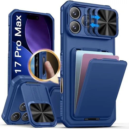 SSLOTSCASE for iPhone 17 Pro Max Case with Camera Control Button, Blue | Stand Review: Tested and Rated