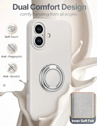 Close look at the Rockaway for iPhone 17 Case with Double Ring Stand & build quality