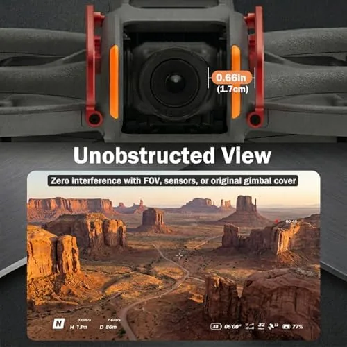 The Avata 2 Accessories, Gimbal Bumper for DJI Avata 2 | in real use