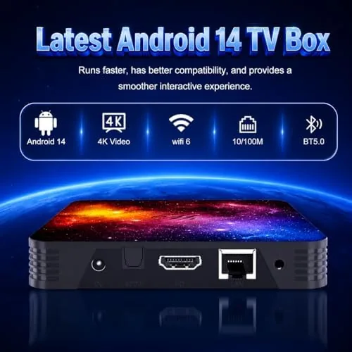 Close look at the Android TV Box 2026 Version 4K HDR, 4GB RAM 32GB build quality