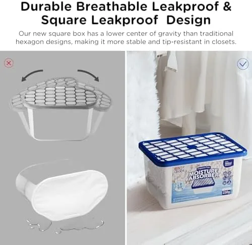 The W&E Choice Moisture Absorber, Large Capacity Dehumidifier for Home, Bulk in real use