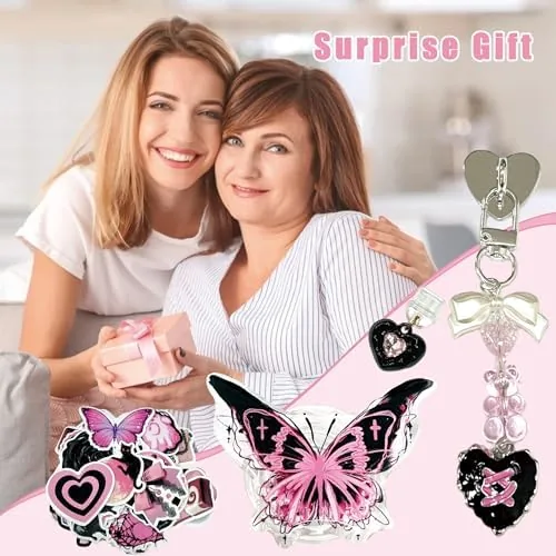 Testing the 56Pcs Charm Chain for E-Reader, Cute Phone Charm Bracelet Accessory over two weeks