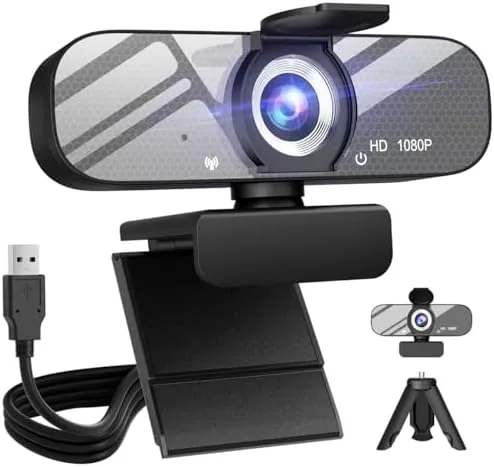 HD 1080P Webcam with Built-in Microphone and Rotatable Tripod, 1080P Video and Wide Angle Review: Tested and Rated