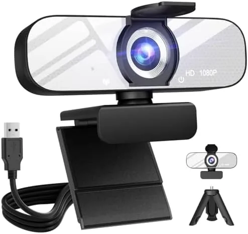 Testing the HD 1080P Webcam with Built-in Microphone and Rotatable Tripod, 1080P over two weeks