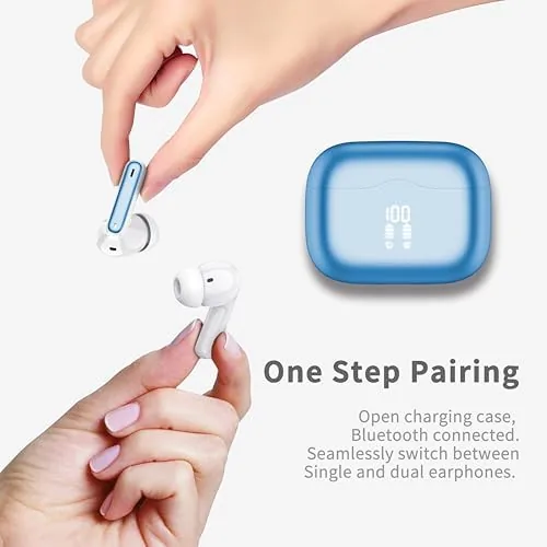 The Wireless Earbuds, 2026 Bluetooth 5.4 Ear Buds in Ear with in real use