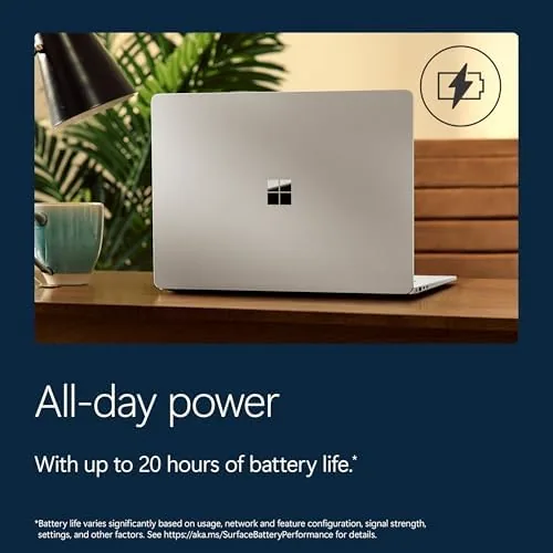 The Surface Laptop 2026 showing the Windows 11 desktop with Copilot pane open