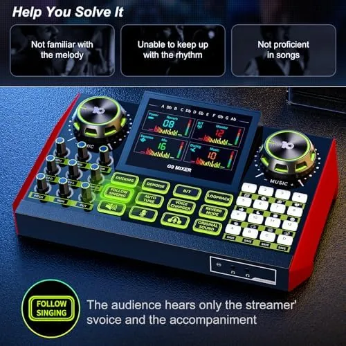 Close look at the Podcast Equipment Bundle with Audio Mixer for Live Streaming and build quality