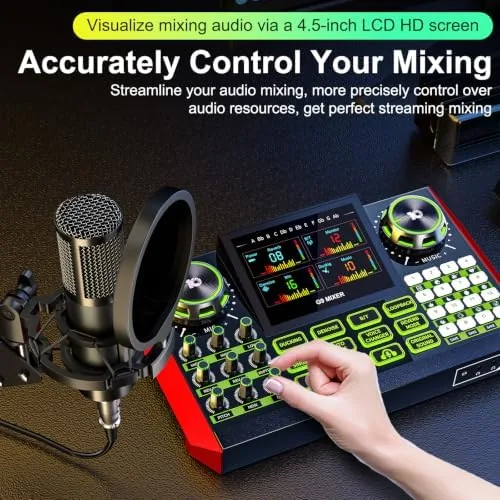 The Podcast Equipment Bundle with Audio Mixer for Live Streaming and compared in context
