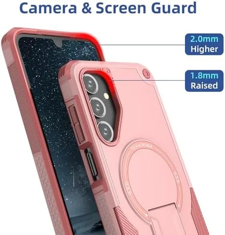 Detail shot of the for Galaxy A16 5G Case Military-Grade Dropproof Phone/Invisible Kickstand with features