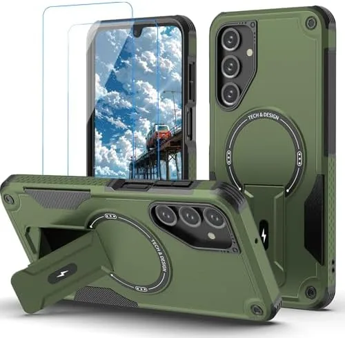 Overview of the for Galaxy A16 5G Case Military-Grade Dropproof Phone/Invisible Kickstand with