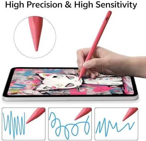 Another view of the Stylus Pen for Apple Pencil Tilt Sensitivity Palm Rejection for
